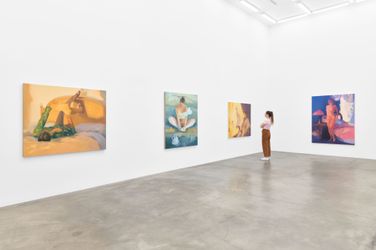 Exhibition view: Corri-Lynn Tetz, Quiet Time, Anat Ebgi, Culver City, Los Angeles (14 October–18 November 2023). Courtesy Anat Ebgi.