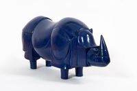 Rhinocéros by Francois-Xavier Lalanne contemporary artwork sculpture