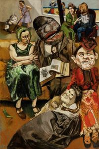 Reading the Divine Comedy by Dante by Paula Rego contemporary artwork works on paper, drawing