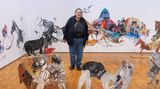 Contemporary art exhibition, Anna Boghiguian, 2024 Wolfgang Hahn Prize at Museum Ludwig, Cologne, Germany