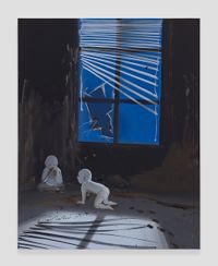 Shit Mom (Broken Window) by Tala Madani contemporary artwork painting
