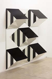 Prisms and Mirrors, high relief - n°XIV by Daniel Buren contemporary artwork sculpture