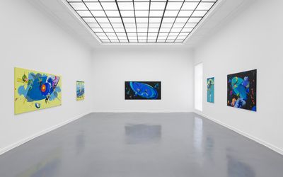 Exhibition view: Cybèle Varela, Between Spaces, SETAREH, Berlin (28 April–3 June 2023). Courtesy the artist and SETAREH.