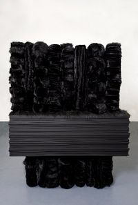 Black Gardens (detail) by Kathy Temin contemporary artwork sculpture