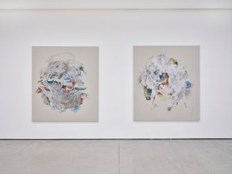 Exhibition view: Christine Ay Tjoe, Spinning in the Desert, White Cube Hong Kong (18 May–28 August 2021). © The Artist and White Cube. Photo: Kitmin Lee.