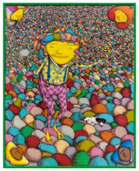 It is never enough by OSGEMEOS contemporary artwork painting