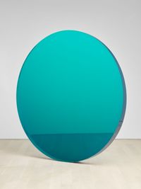 Circle Blue Green by De Wain Valentine contemporary artwork sculpture