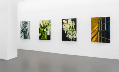 Exhibition view: Clare Woods, If Not Now Then When, Buchmann Galerie, Berlin (11 September–31 October 2020). Courtesy Buchmann Galerie.