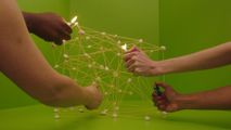 Spaghetti Blockchain (Video Still) by Mika Rottenberg contemporary artwork 3