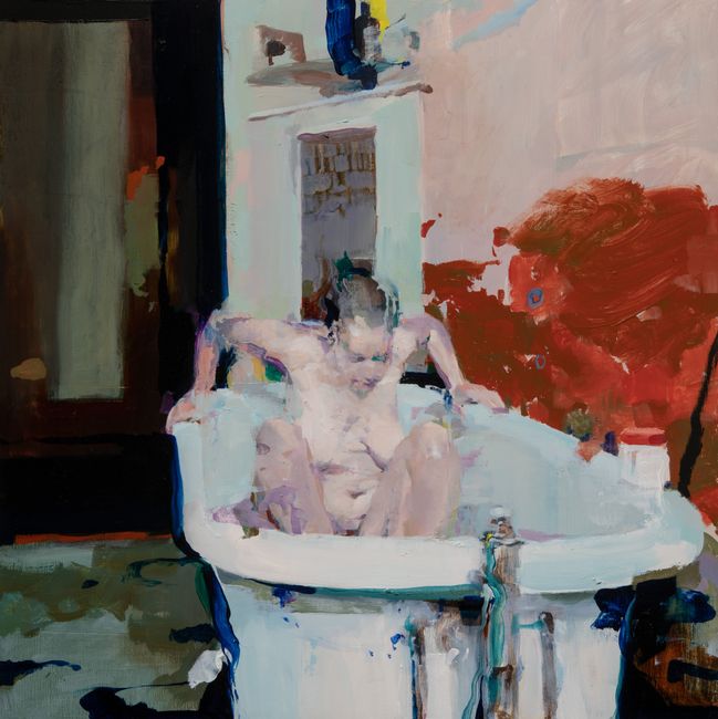 Peggy's Bathroom by Alex Kanevsky contemporary artwork