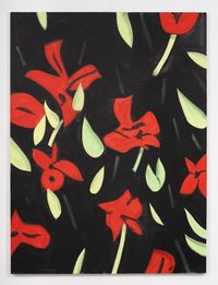 Carnations 2 by Alex Katz contemporary artwork painting