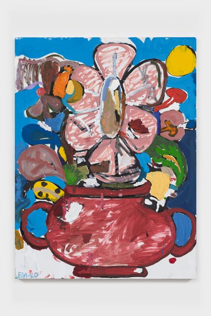 BAP Flower 4 (Baby Sun) by Eddie Martinez contemporary artwork