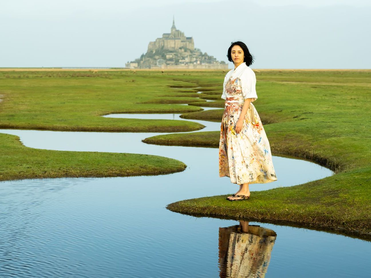 Miwa Komatsu's Prayer Painting at Mont Saint Michel | Ocula
