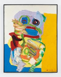 Personage by Karel Appel contemporary artwork painting