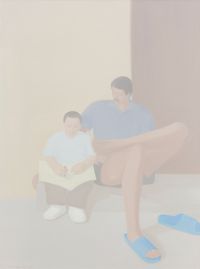 Father and Son by Zheng Mengqiang contemporary artwork