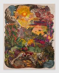 2022-1988 by Ken Gun Min contemporary artwork painting, textile