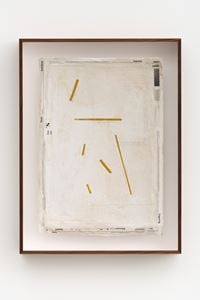 Composition with Yellow by Mark Manders contemporary artwork painting, works on paper, print