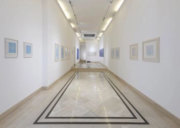 Contemporary art exhibition, Giulia Napoleone, Il Blu at Richard Saltoun Gallery, Rome, Italy