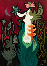 Daphne of the Jungle by Ralph Iwamoto contemporary artwork painting, works on paper