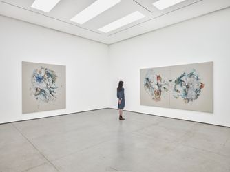 Exhibition view: Christine Ay Tjoe, Spinning in the Desert, White Cube Hong Kong (18 May–28 August 2021). © The Artist and White Cube. Photo: Kitmin Lee.