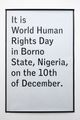 It's World Human Rights Day by Jeremy Deller contemporary artwork 3