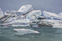 Glacier by Eom Yu Jeong contemporary artwork painting