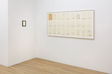 Exhibition view: Andy Warhol, From "THE HOUSE THAT went to TOWN", Galerie Buchholz, New York (11 July–30 August 2019).  Courtesy Galerie Buchholz.