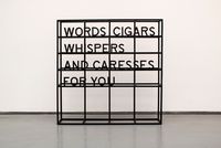 WORDS CIGARS WHISPERS AND CARESSES FOR YOU by Joël Andrianomearisoa contemporary artwork sculpture