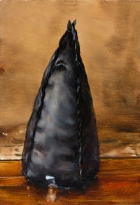 Black Cone by Michaël Borremans contemporary artwork painting