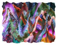 Eruption Series No.9 by Kenny Nguyen contemporary artwork painting, textile