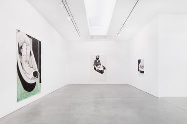 Exhibition view: Iris Schomaker, Oblivion, Galerie Thomas Schulte, Berlin (27 November–5 February 2022). Courtesy Galerie Thomas Schulte. Photo: Stefan Haehnel.