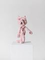 Pink Selenite and Rose Quartz Eroded Felix the Cat by Daniel Arsham contemporary artwork 1