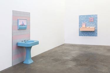 Exhibition view: Emily Hartley-Skudder, Blue Rinse, Jonathan Smart Gallery (27 April–26 May 2018). Courtesy Jonathan Smart Gallery.