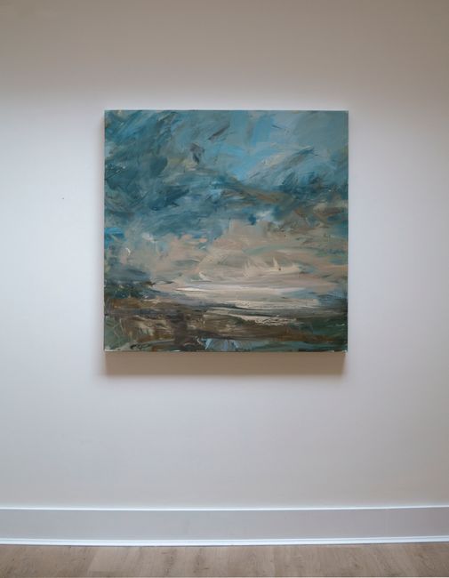 High Clouds (Dorset Coast) by Louise Balaam contemporary artwork