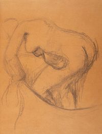 Femme au tub by Edgar Degas contemporary artwork painting, works on paper, drawing