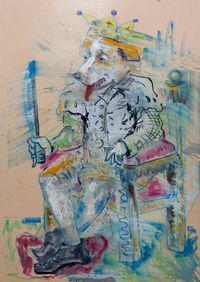 King at Play by Gregory Forstner contemporary artwork painting