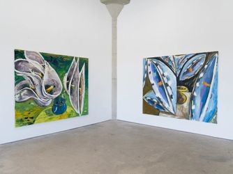 Exhibition view: Ken Taylor Reynaga, Alcatraz, Simchowitz DTLA, Los Angeles (13 October–3 November 2022). Courtesy Simchowitz.