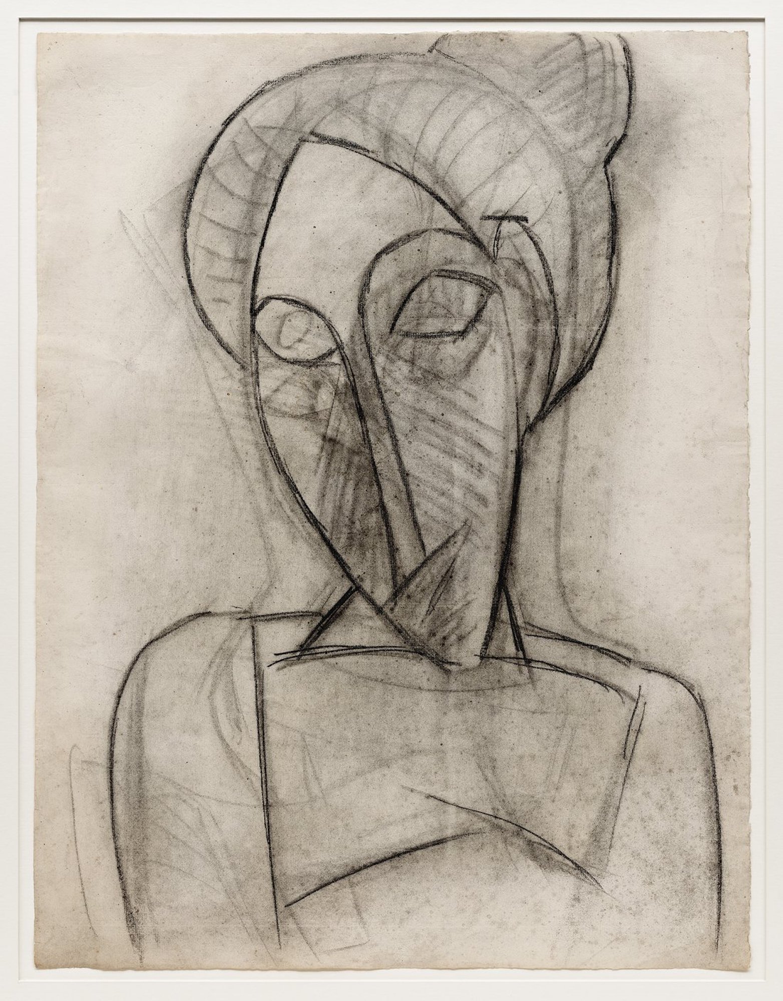 Visage triste (Head and Shoulders of a Woman), 1907 by Pablo Picasso