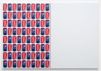 Coke/Pepsi/ (80 Cans) by Jonathan Horowitz contemporary artwork painting