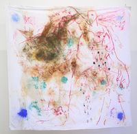 Un-Masking in the Plural #Moulting by Pélagie Gbaguidi contemporary artwork painting, works on paper