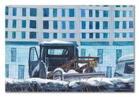Abandoned Truck by Gao Yuan contemporary artwork painting