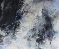 Sea Storm - Stack of Breiness by Janette Kerr contemporary artwork painting