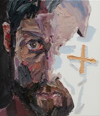 Self Portrait by Ben Quilty contemporary artwork painting