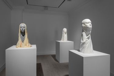 Exhibition view: Aidan Salakhova, The Dust Became The Breath, Gazelli Art House, London (29 April–6 June 2021). Courtesy Gazelli Art House.
