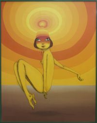 Come Together by OSGEMEOS contemporary artwork mixed media