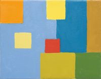 Untitled by Etel Adnan contemporary artwork painting