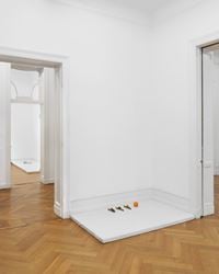 Exhibition view: Anne Imhof, Imagine, Galerie Buchholz, Berlin (13 September–26 October 2019). Courtesy Galerie Buchholz, Berlin/Cologne/New York.