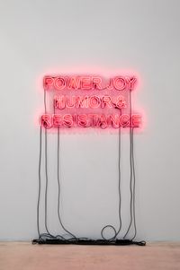 Joy Power Humor Resistance by Monica Bonvicini contemporary artwork sculpture