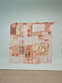 Patching practice3: curtain-3 by Yuyu Wang contemporary artwork painting, sculpture, mixed media, textile