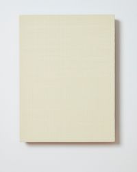 Monoprint - pale ochre/green #1 by Noel Ivanoff contemporary artwork painting